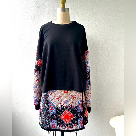 Zara set SWEATSHIRT jacket and mini skirt - Picture 3 of 7